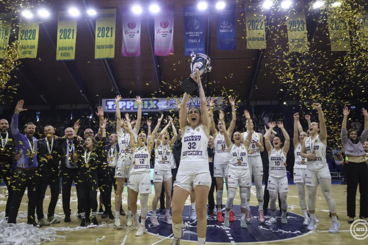 Női kosárlabda NB I – Tizenhetedszer aranyérmes a Sopron