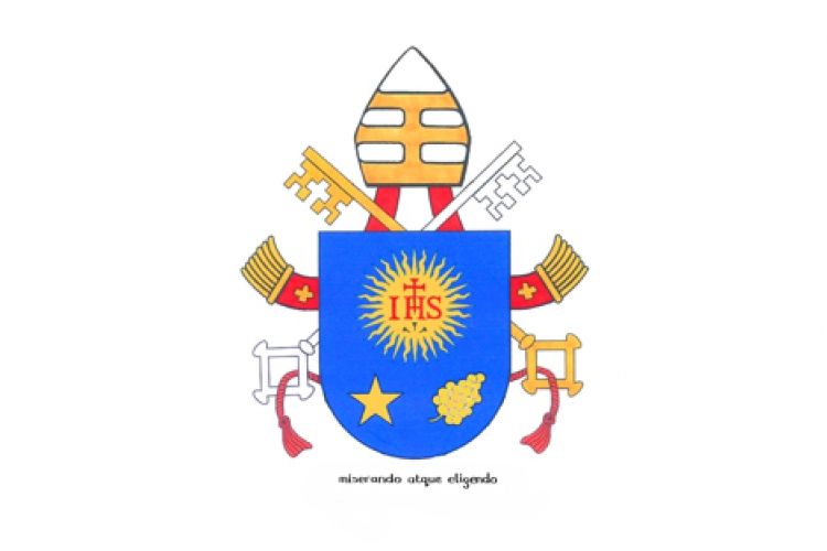 Bemutatták Ferenc pápa címerét és mottóját