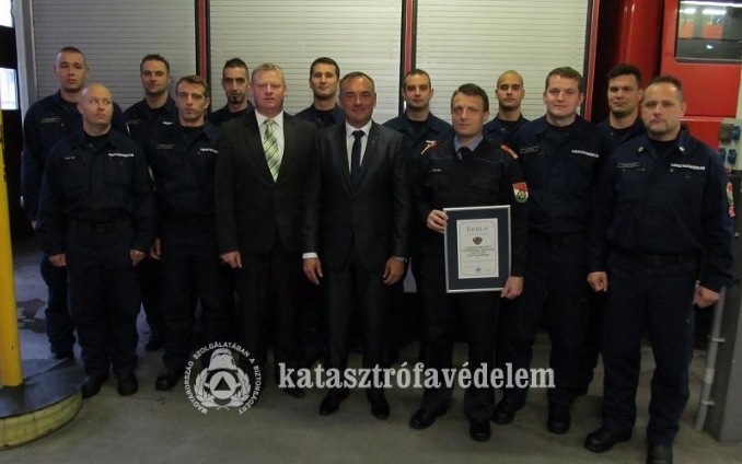  Győr városa megköszönte a tűzoltók munkáját 