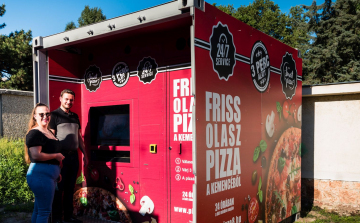 Az ország első pizzaautomatái Győrben