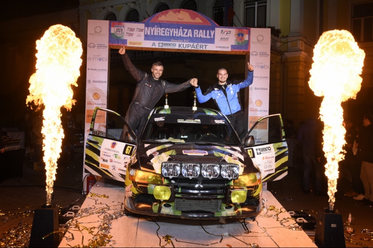 Ezüstérem az I. Nyíregyháza Rally-n