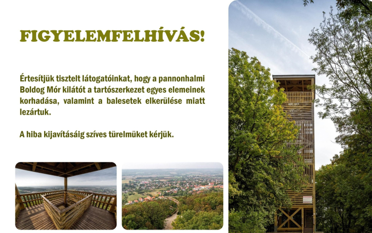 Le kellett zárni a pannonhalmi kilátót