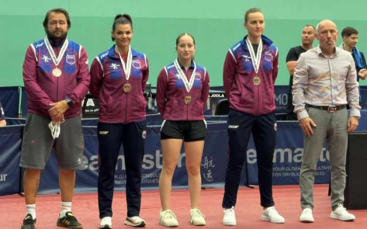 Bronzérmes a GYAC Aréna női asztalitenisz csapata a Magyar Csapatbajnokságon