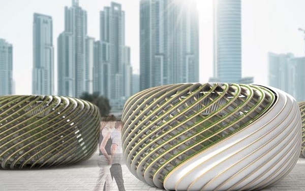 Oxigéntermelő algapavilont tervezett egy magyar építész 